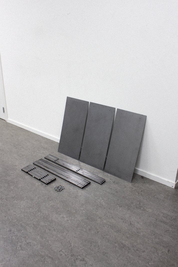 Lap joint modular shelf