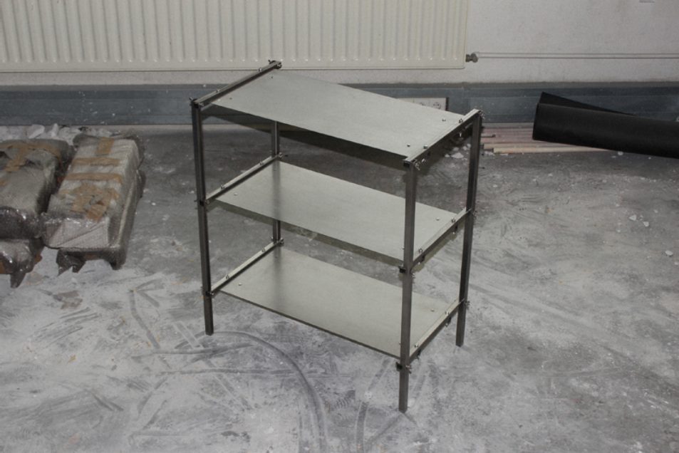 Lap joint modular shelf